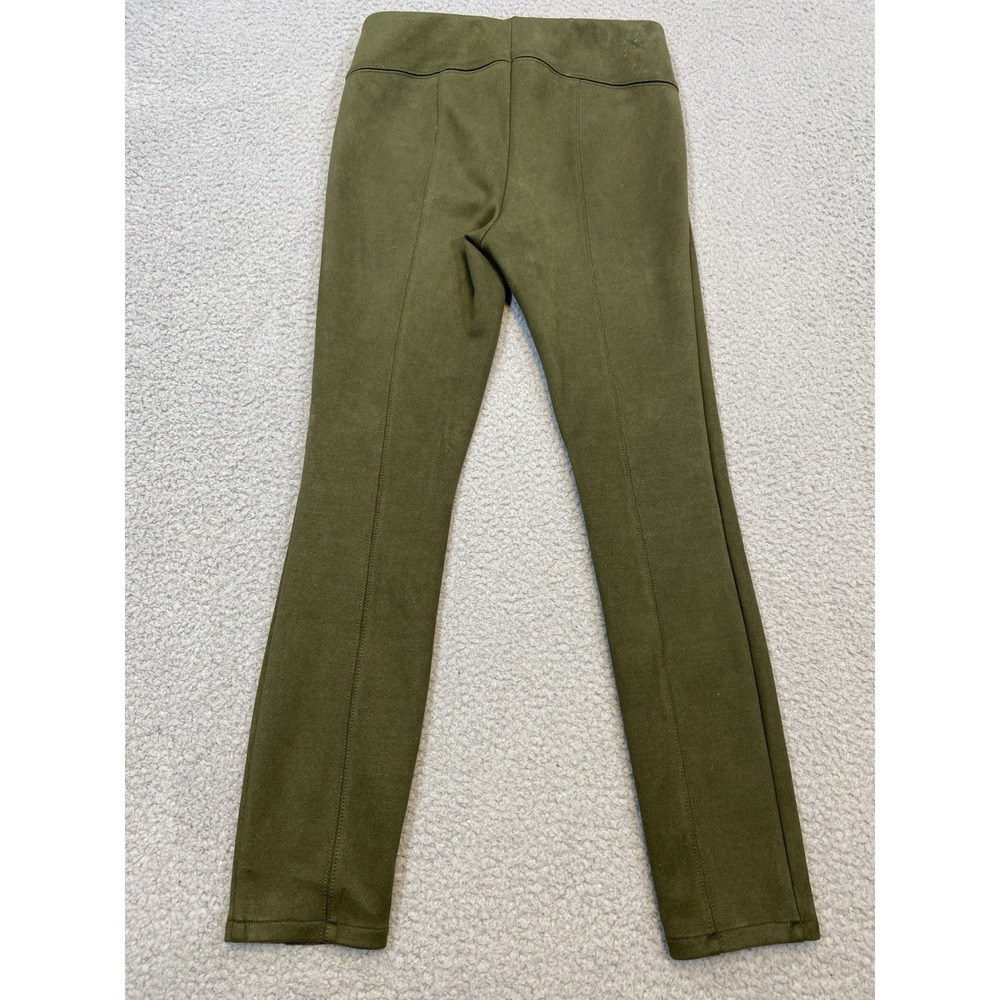 Anthropologie Pants Women's 27 Green Elastic Waist Tapered Ankle Zip